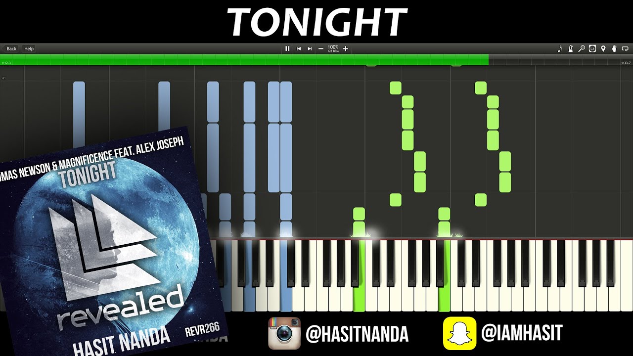 Thomas Newson & Magnificence feat. Alex Joseph - Tonight (Piano Tutorial)