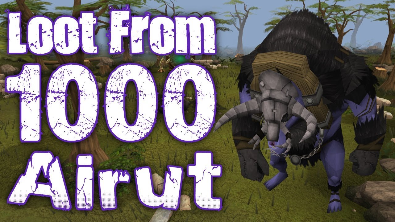 Runescape 3 - Loot From 1000 Airut (Harbingers of Tuska)