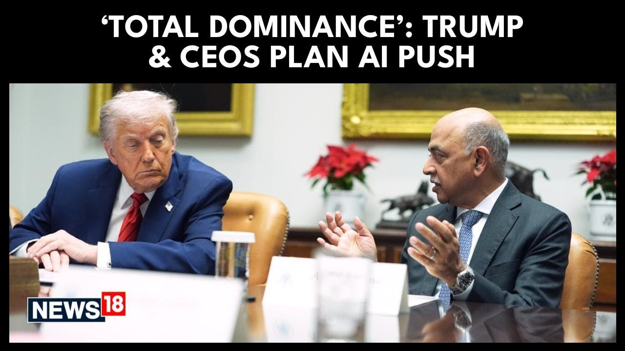 India’s Arvind Krishna Backs Trump’s ‘AI Stack’ Plan: ‘Total Dominance’ Goal | US News | N18G