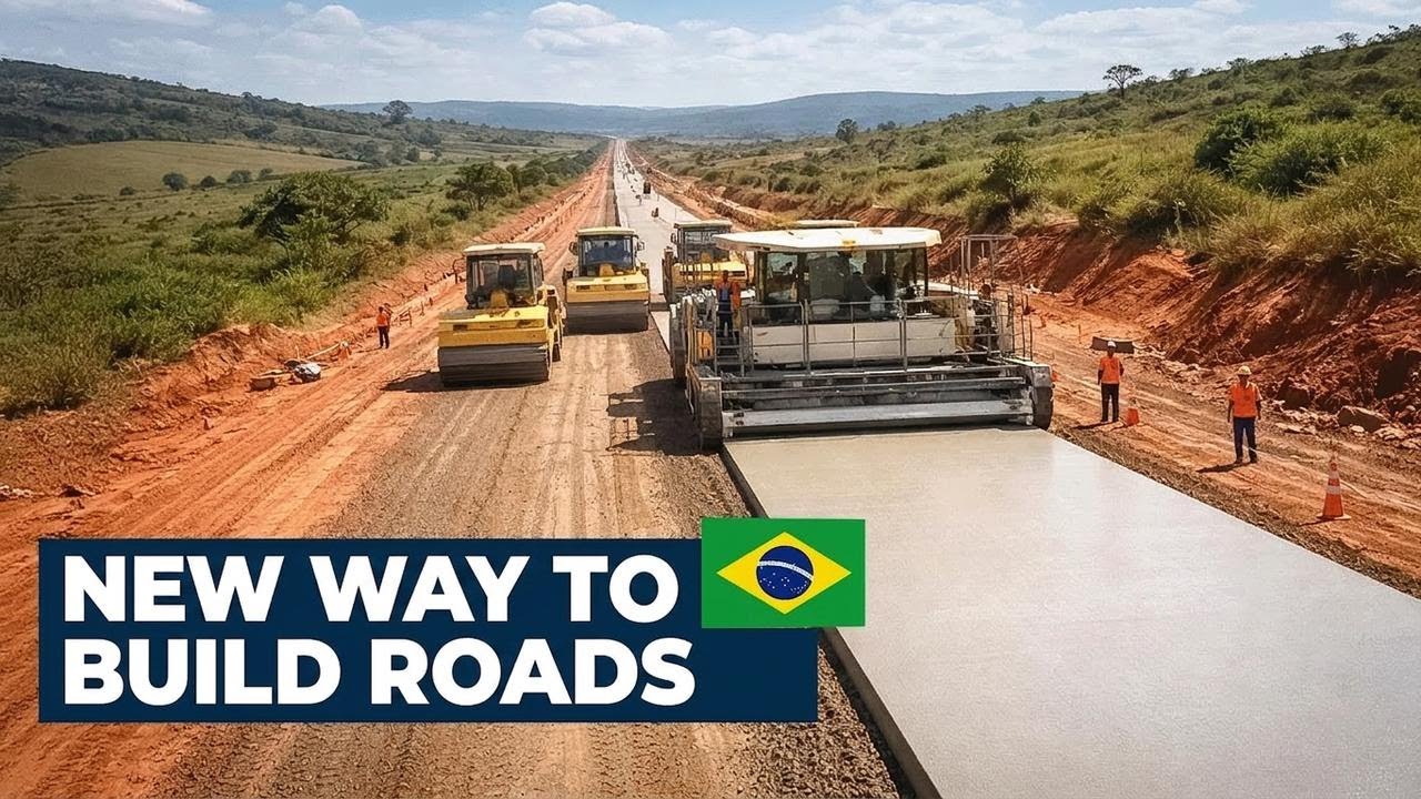 Brazil Unveils Road Paving Tech That Lasts 3x Longer!