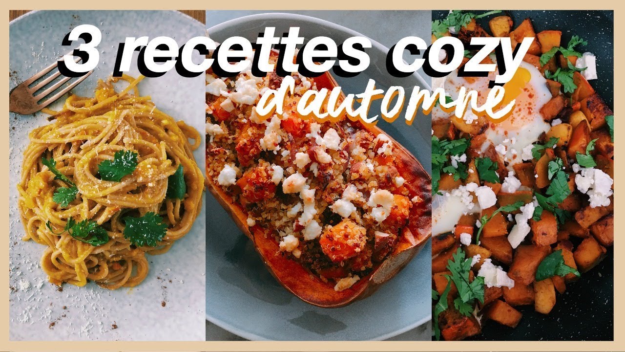 3 Recettes Cozy D'automne 🍠🍂 | Healthy Et Gourmandes !