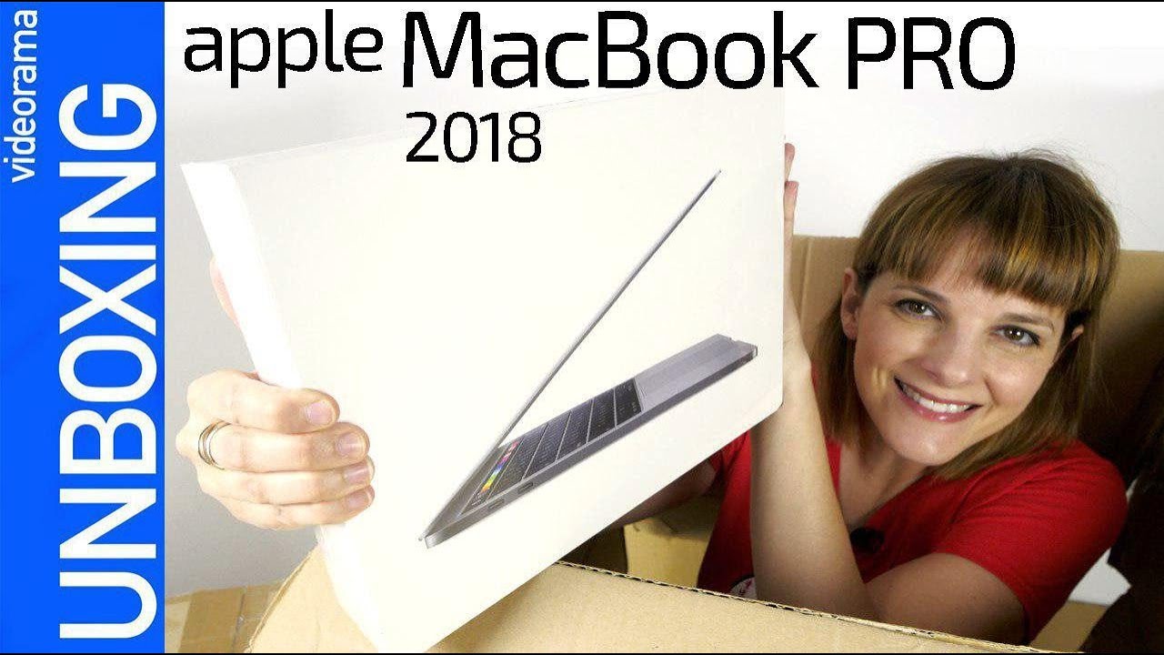 Apple MacBook Pro 2018 unboxing -con Intel 8º gen-