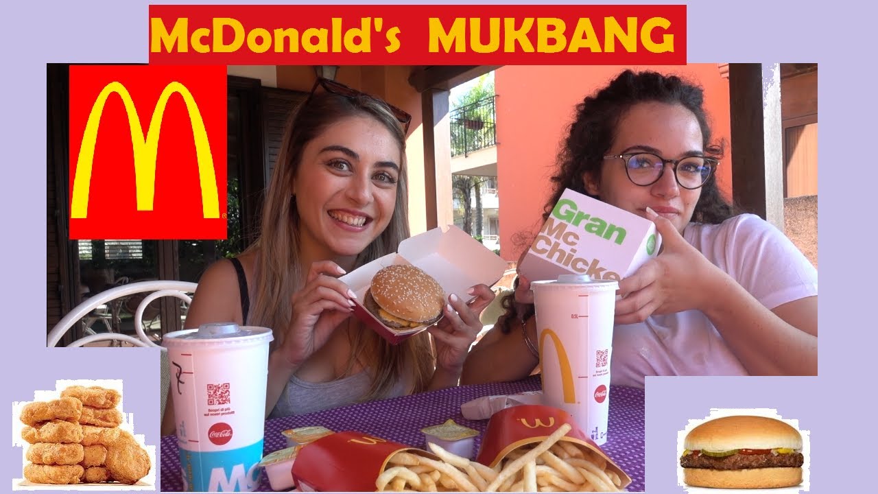 MC DONALD'S MUKBANG CON ILENIA ( Voglio rinascere orso)