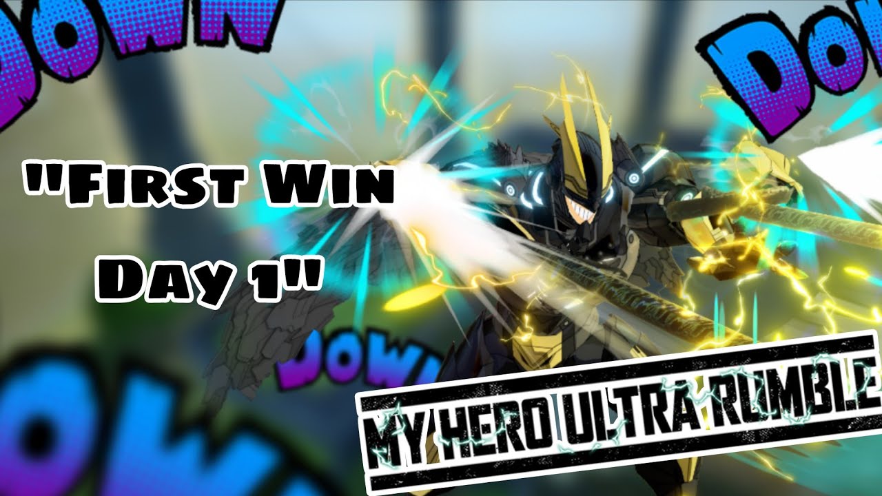 THE GRIND TO ACE STARTS WITH THIS WIN | My Hero Ultra Rumble(No Commentary)