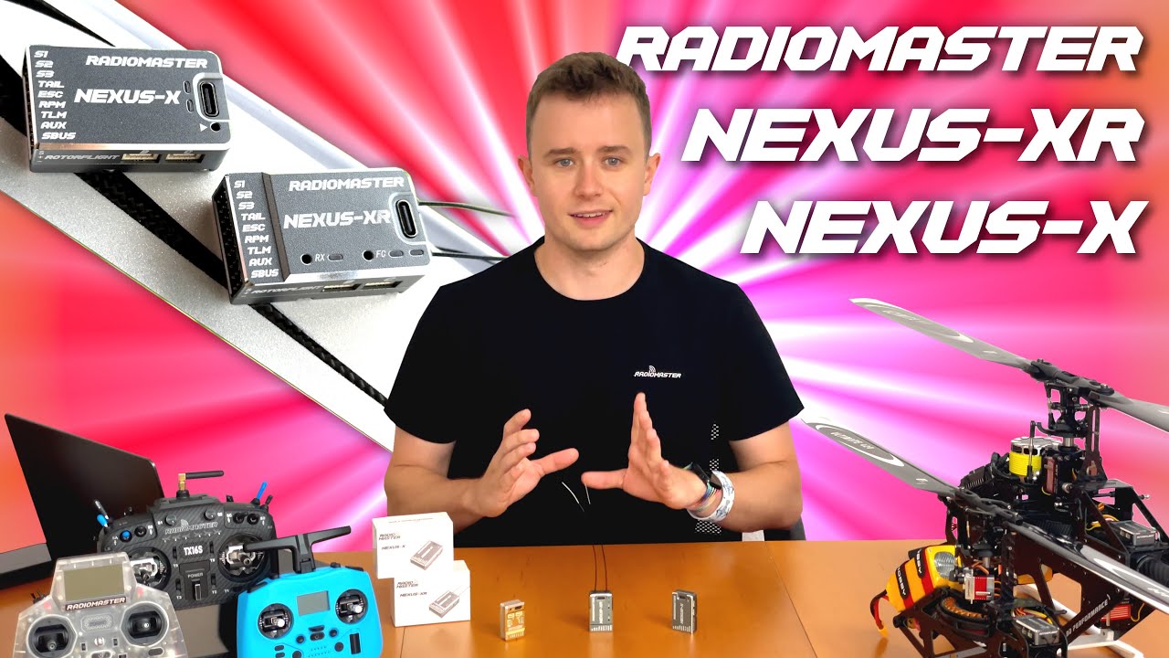 НОВИНКА! RadioMaster NEXUS-X и NEXUS-XR! Новый дизайн, встроенный ELRS, больше памяти и портов!