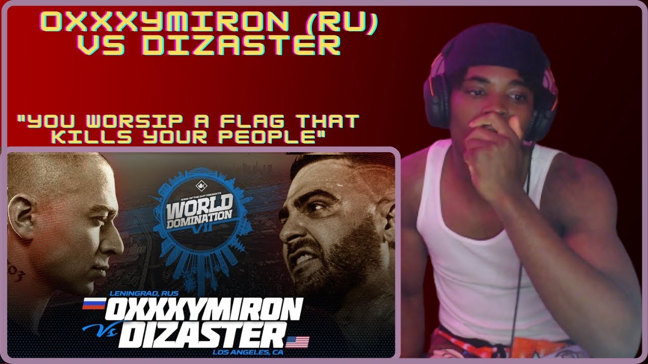 KOTD - Oxxxymiron (RU) vs Dizaster (USA) | RUSSIAN DISSTRACK                     ( REACTION!!!)