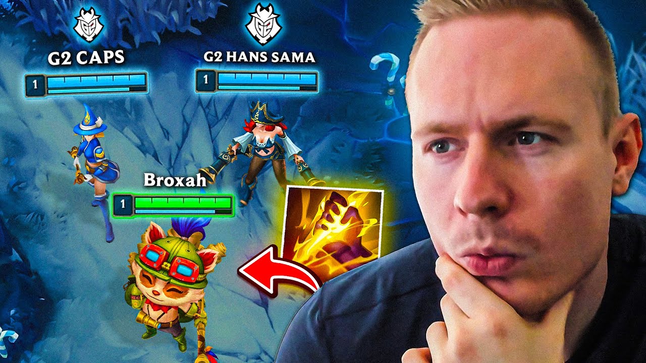 When Teemo Jungle Meets G2 Caps & Hans Sama…