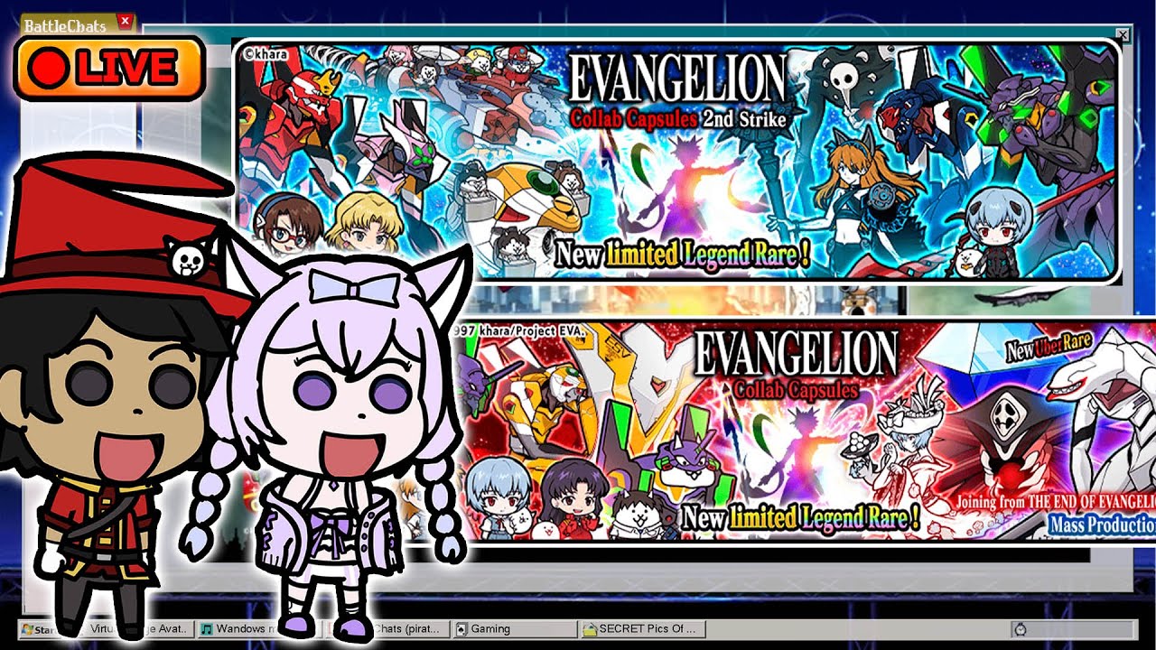 Battle Cats x EVANGELION! Ft @LidaOriana