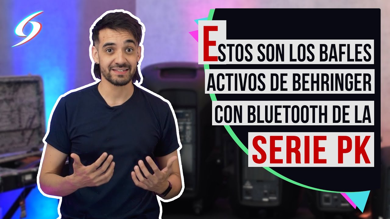 Caracterisiticas físicas de los altavoces PK activos de Behringer