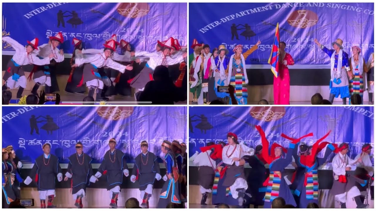 DALAI LAMA COLLEGE INTER DEPARTMENT CULTURAL COMPETITION|TIBETAN TRADITIONAL DANCE|tibetan vlogger