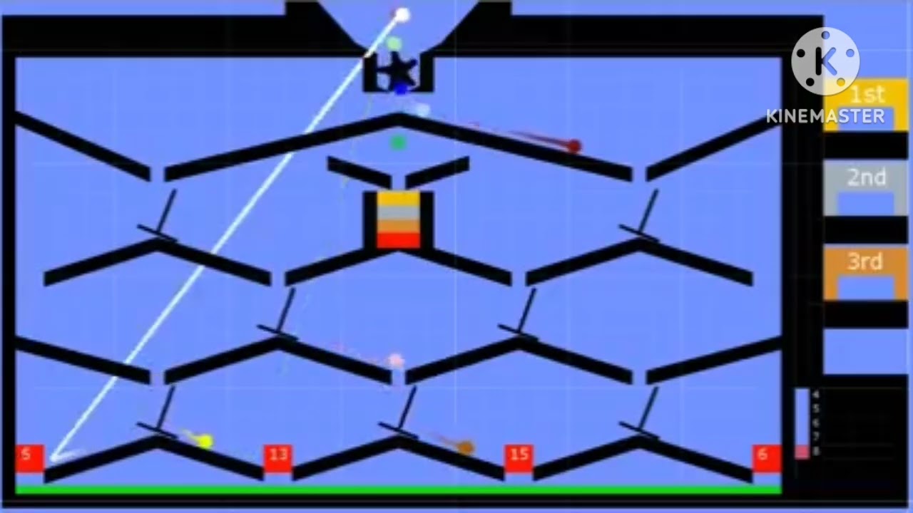 24 Marble Race Lucky Race Final Stage Lucky Path