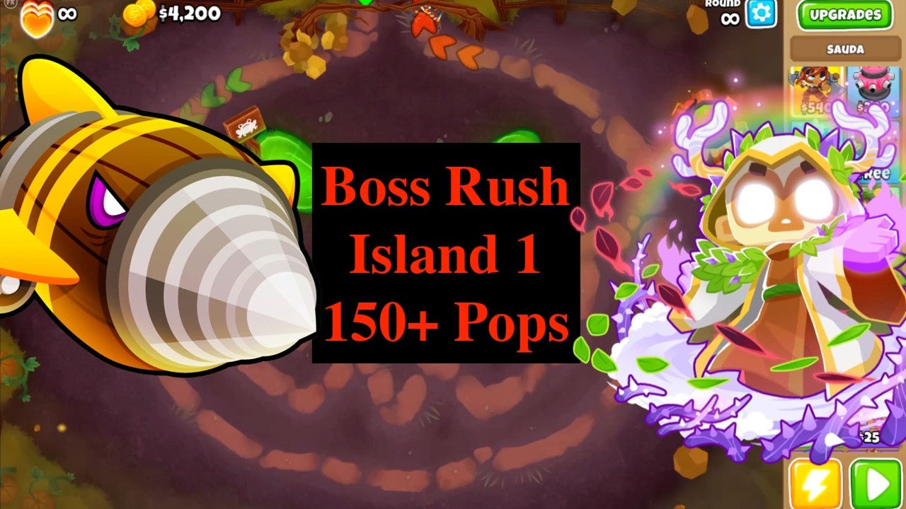 BTD 6 Boss Rush Island 1 | Pops 150+ | Dreadbloon | Voiceover | BTD6 Boss Rush Tutorial