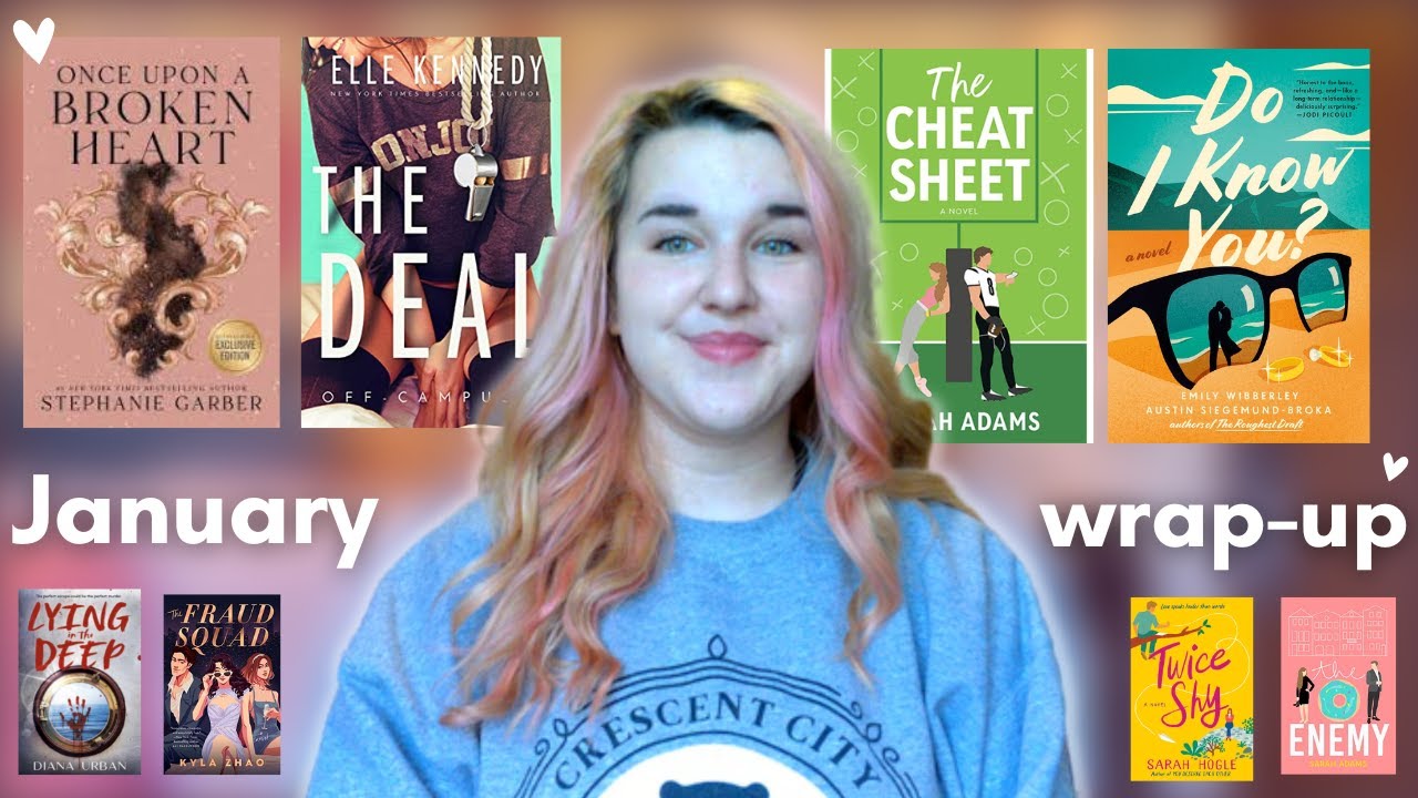 All the books I read in January & what I rated them 📖✨ (a romance heavy reading wrap up)