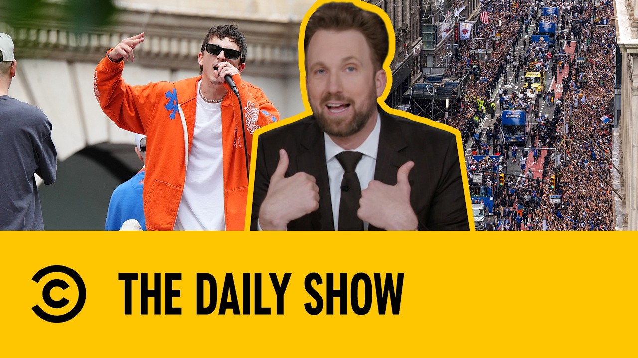 New Yorkers Celebrate Knicks' Championship Victory in City Parade | The Daily Show