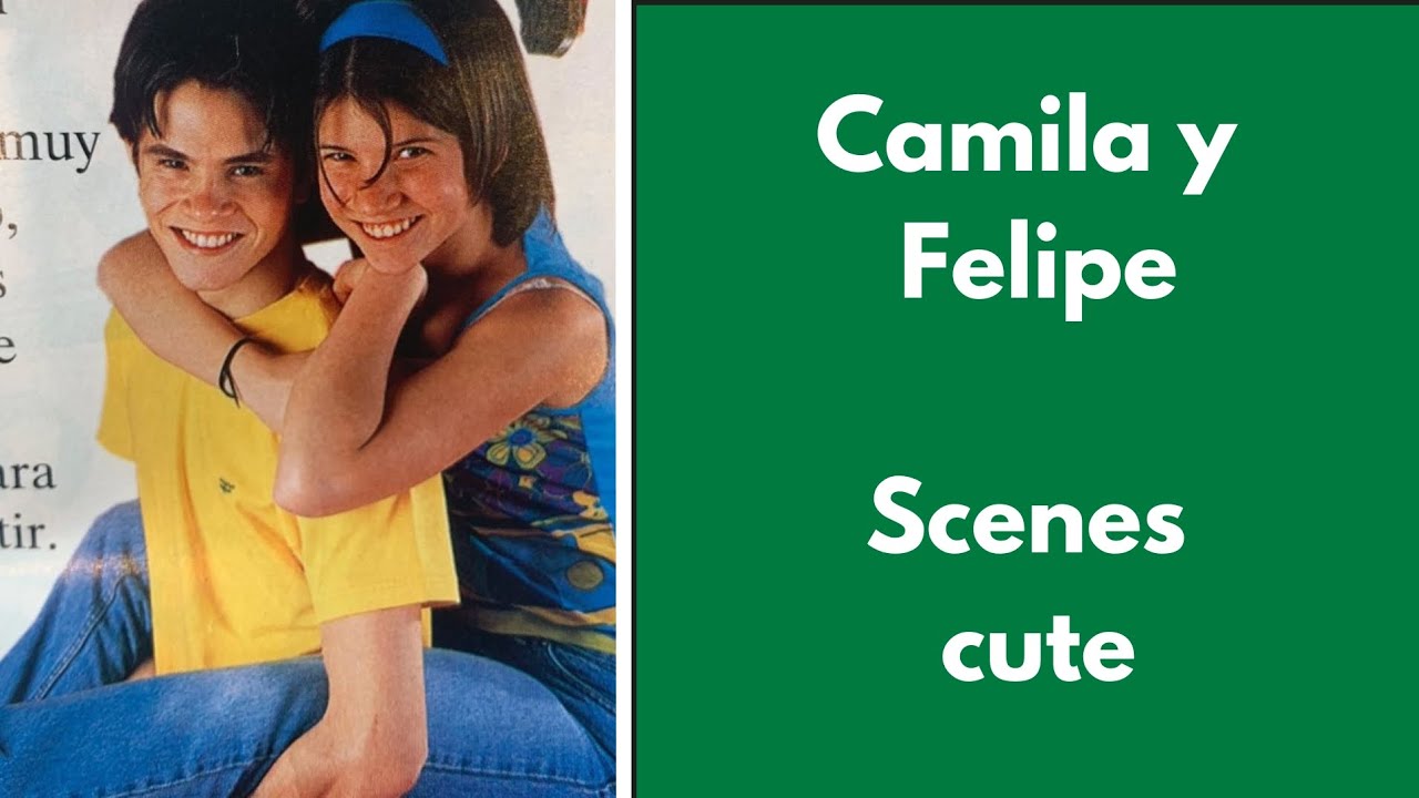 camila y Felipe Scenes cute 💕 chiquititas 2000 (6ta temporada)