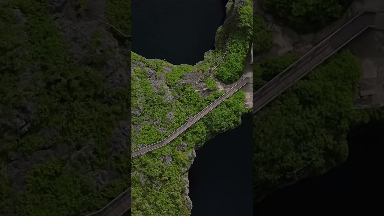 Found the most beautiful island in Japan #travel #okinawaisland #japanokinawa #beach #nature #drone
