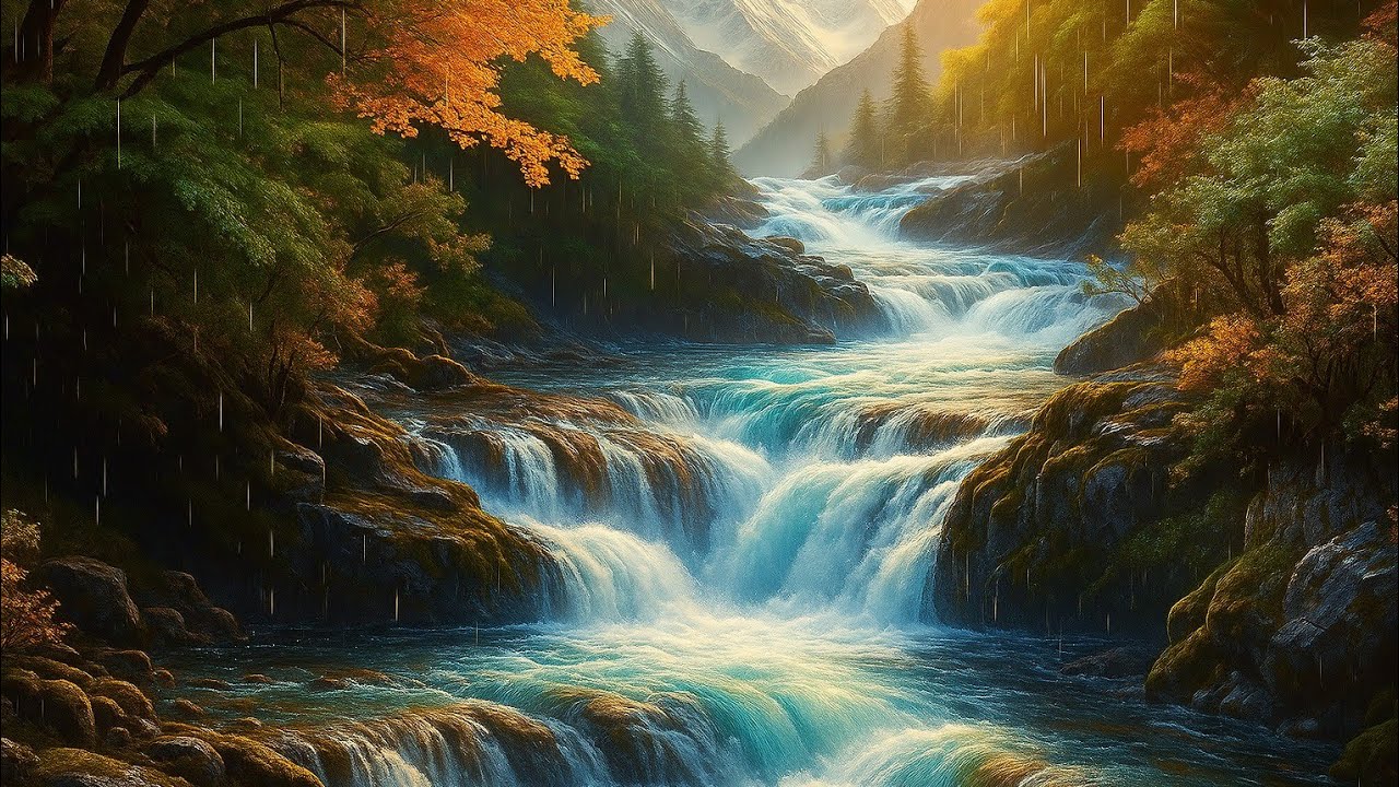 Calming River Water Sounds | Meditation, Sleep, Study