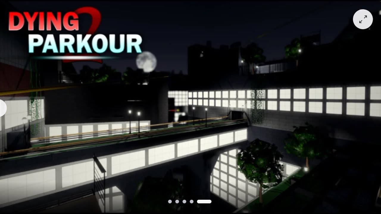 Going on the zip line in Dying2Parkour!