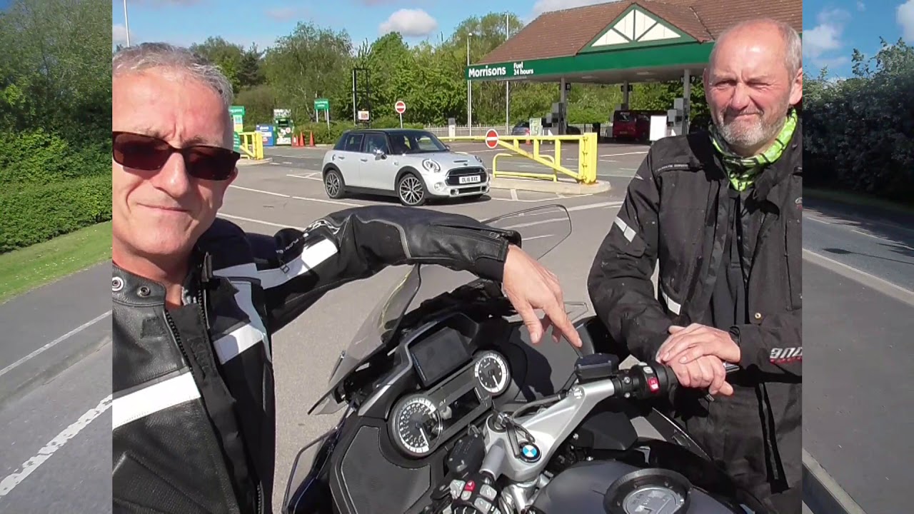 R1250RT-R1200GS-Speed triple R.  Flash, CK and the Caretaker Ride to Bala