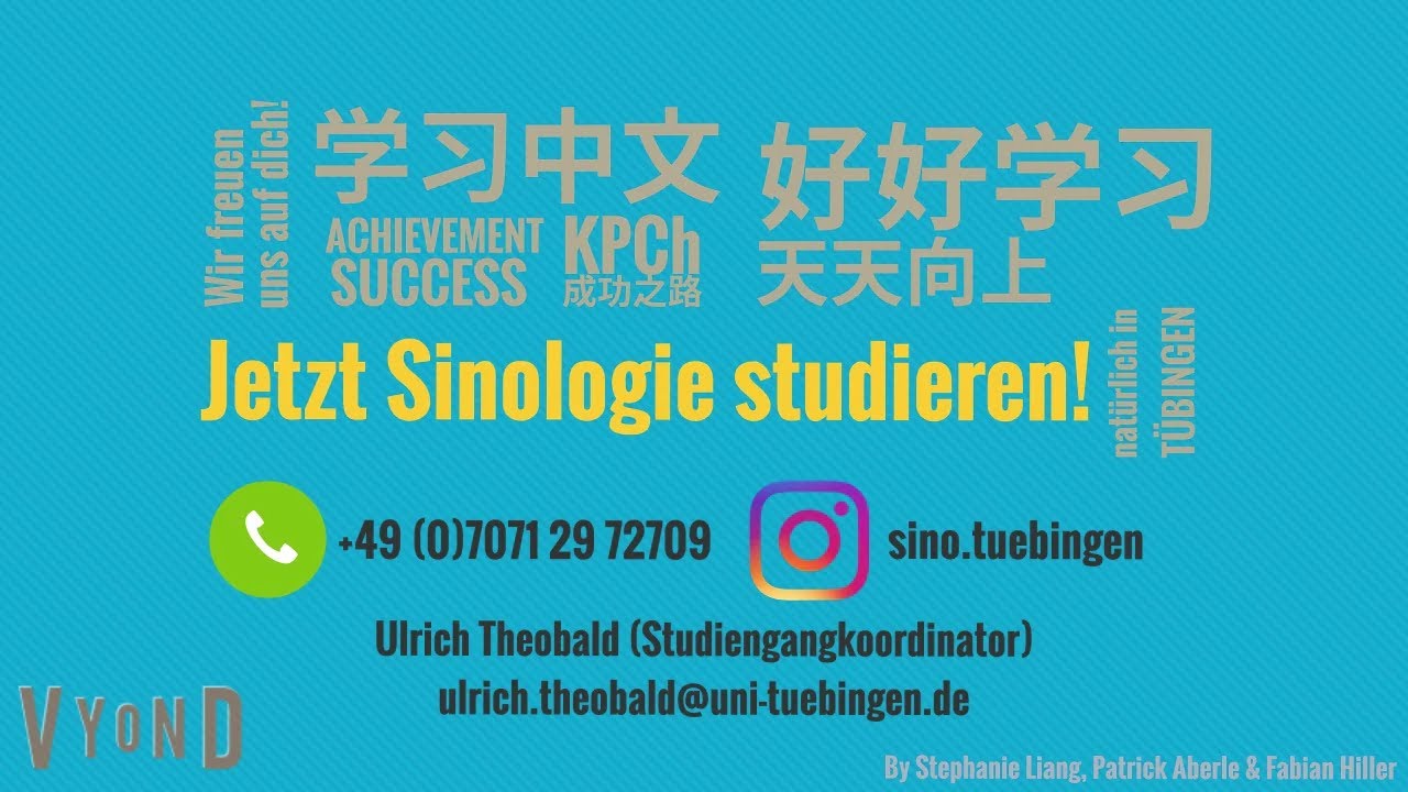 Sinologie in Tübingen studieren