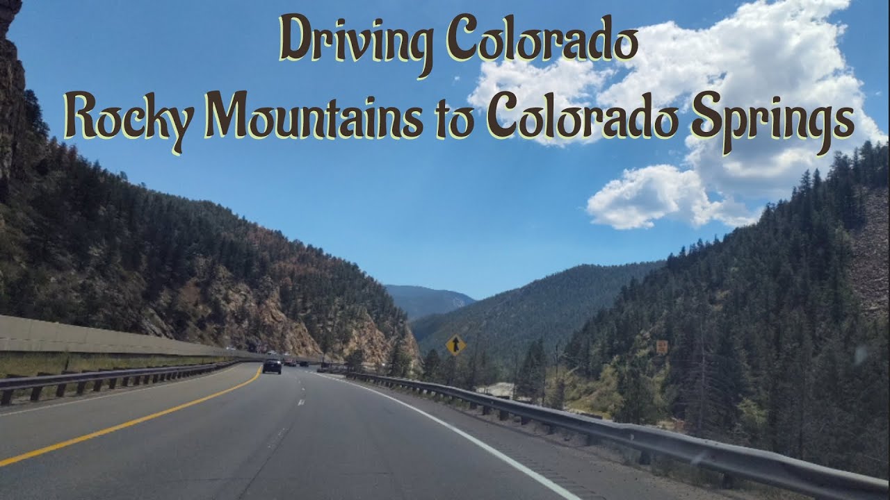 🚙🎶 Colorado🏔️ Rocky Mountains to Colorado Springs + Mountain night driving 70 470 25 #mountaindrive