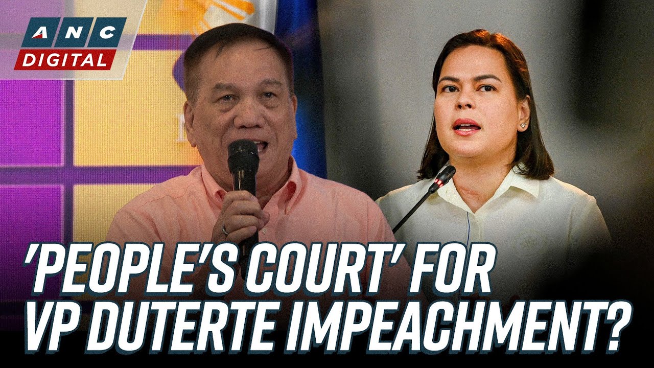 Civic group eyes convening 'people's court' if VP Sara impeach raps reach Senate trial | ANC