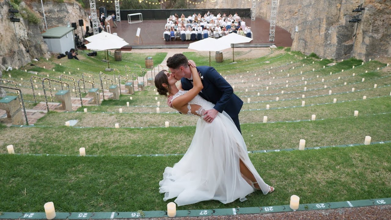 Pia & Harvey's Wedding at Quarry Ampitheater