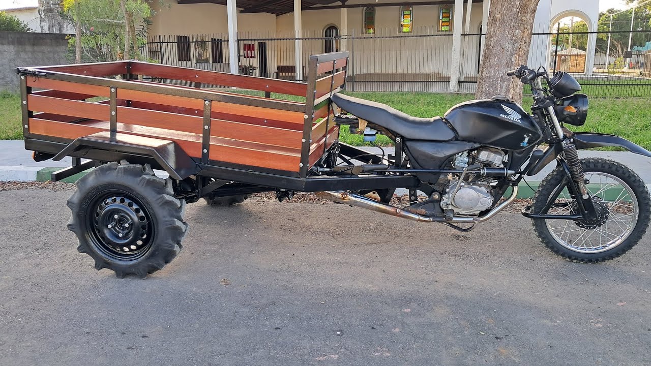 Triciclo com diferencial de Chevette 