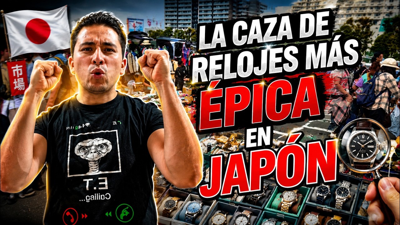 EL MEJOR MERCADILLO DE PULGAS DE JAPON Flea Market Tokio ENCONTRE 17 RELOJES RASTREANDO 20
