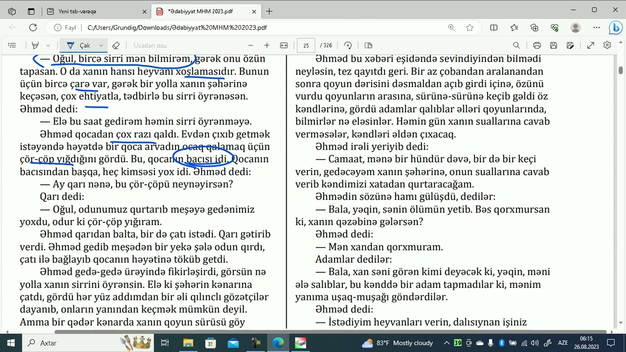 Ş.X.Ə Ağıllı uşaq nağılı. Elnur Mehdili 051 785 15 25.