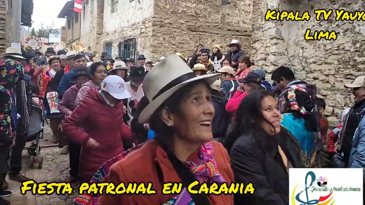 Fiesta costumbrista patronal en Carania Yauyos Lima Julio  2022.