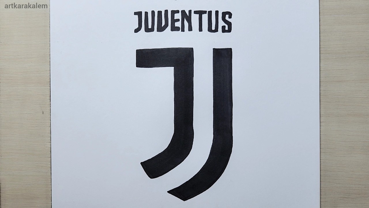Juventus Logo çizimi | Juventus Takımı Şampiyonlar ligi logosu JJ |Kolay çizimler 245