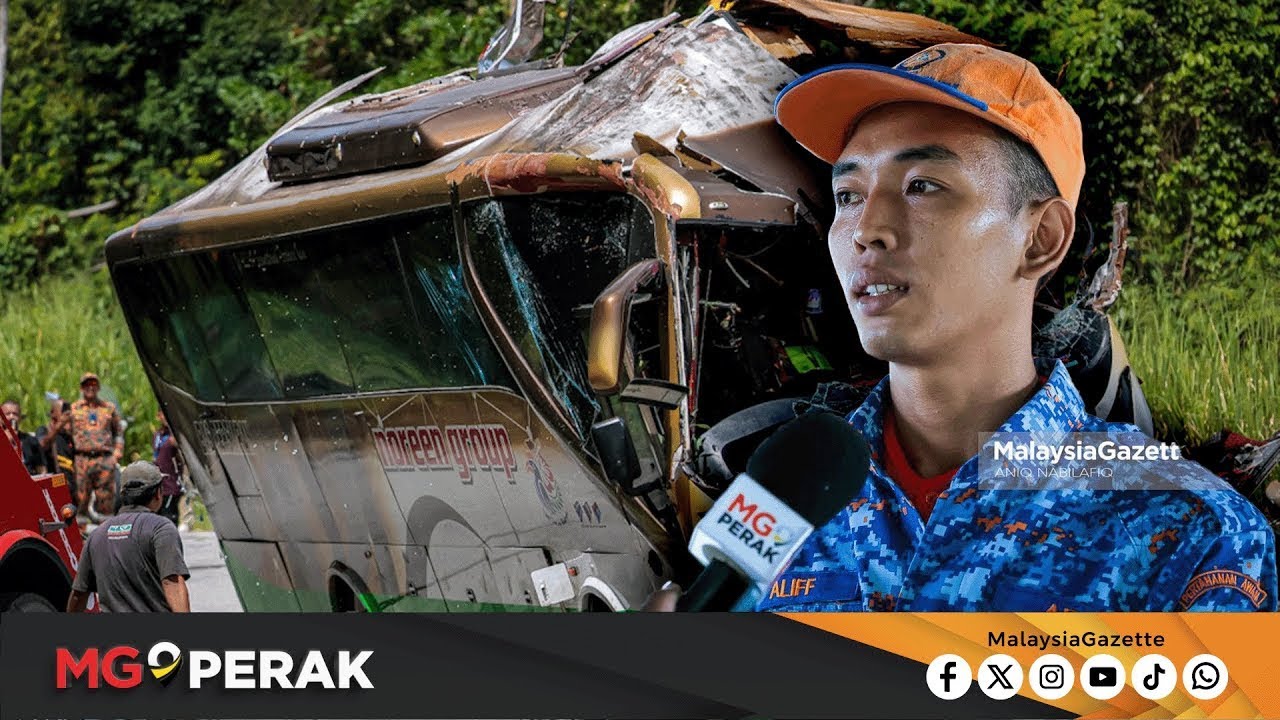 MGPerak: Nahas Pelajar UPSI: 'Dengar Suara Menangis, Bunyi Bising Semasa Sampai' - Anggota APM