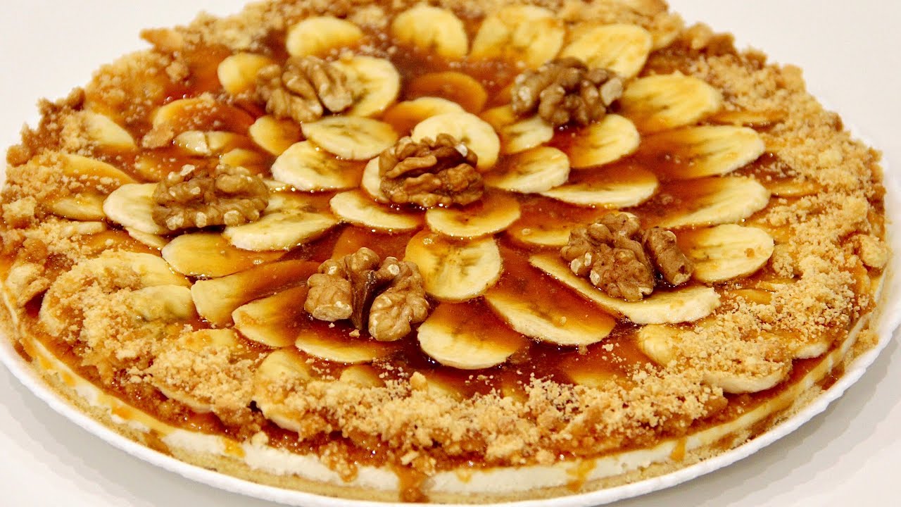 БЫСТРЫЙ 🍌 НЕЖНЕЙШИЙ ТАРТ «Банановый Рай»! ВКУСНЕЕ и БЫСТРЕЕ ТОРТА! | Тоже Вкусно