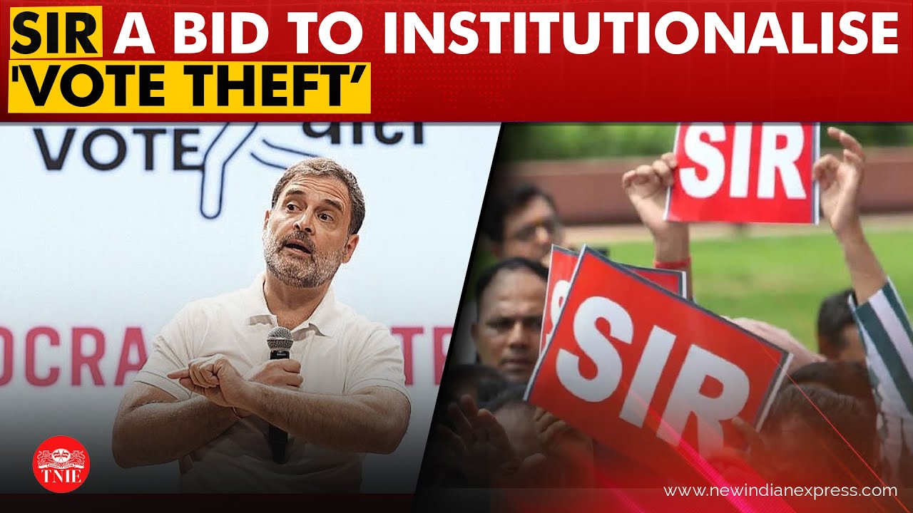 Rahul Gandhi alleges 'vote theft' cover-up through electoral roll revision | SIR | EC | PM Modi