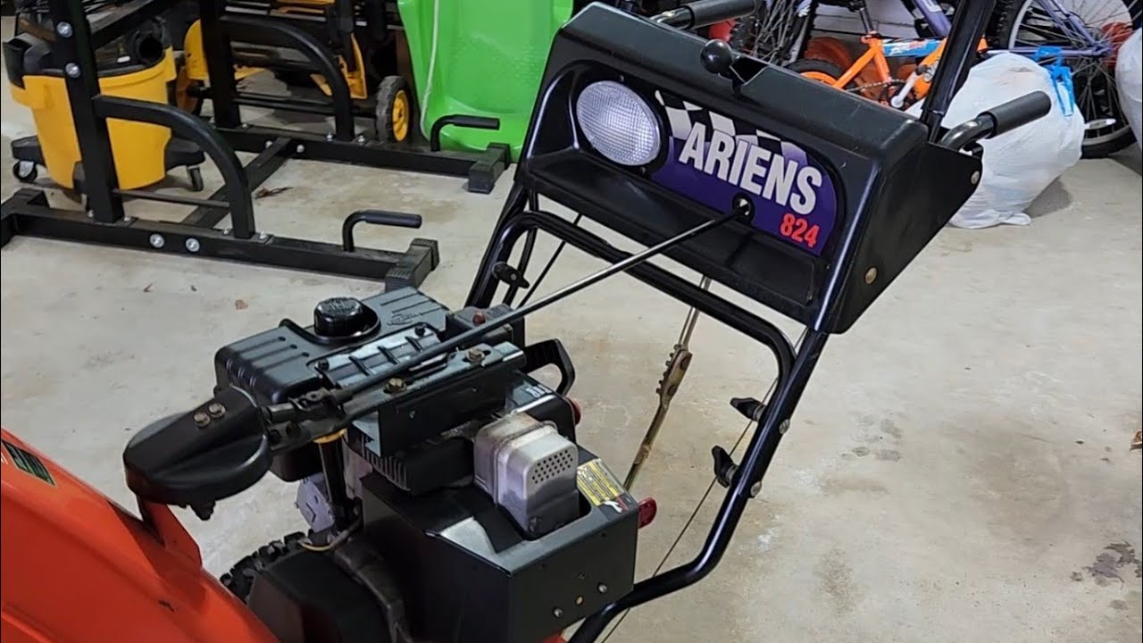 Ariens 824 Use Basics