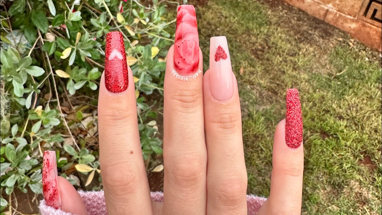 DIY PRESS ON NAILS - Valentine's Edition - Dip Powder Press Ons - What Did/DID NOT Work For Me