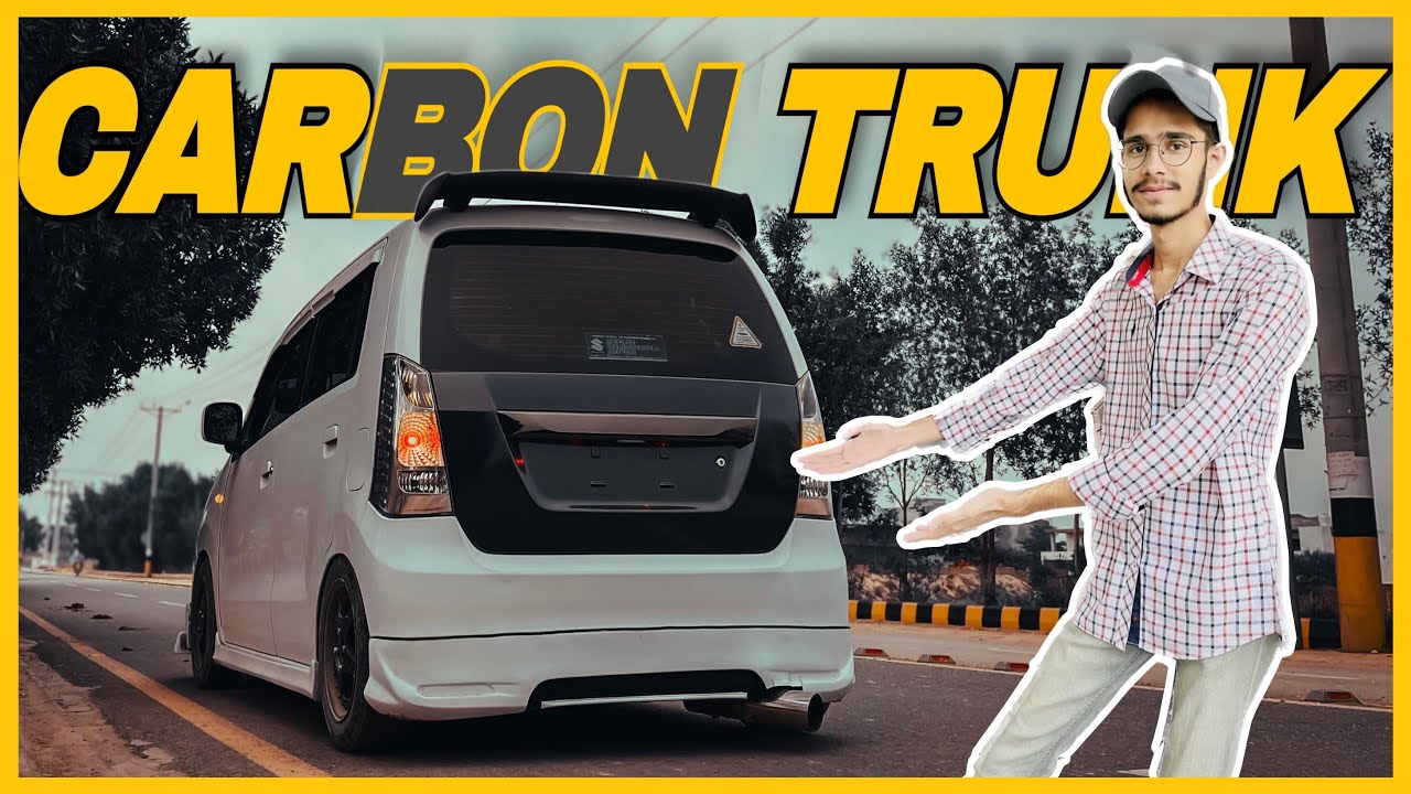 Carbon Fiber Trunk ft. | WAGON R |Warping Work Done 😍| Vlog 12