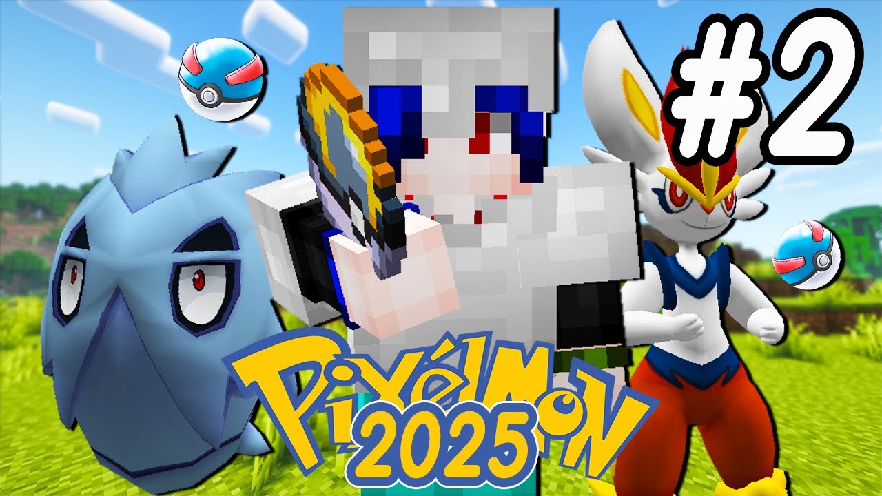 มายคราฟ เอาชีวิตรอดโปเกม่อน 2025 แบบลำพัง #2 จับซูโดโปเกม่อนตัวแรก