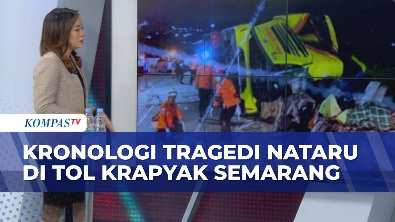 Kronologi Tragedi Nataru di Tol Krapyak Semarang, Bus Bekasi-Yogyakarta Terguling Tewaskan 16 Orang
