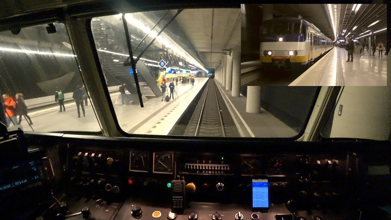 Train Driver's POV Den Haag - Dordrecht SGM 2018 ZO ONTSTAAT VERTRAGING: suicidaal persoon