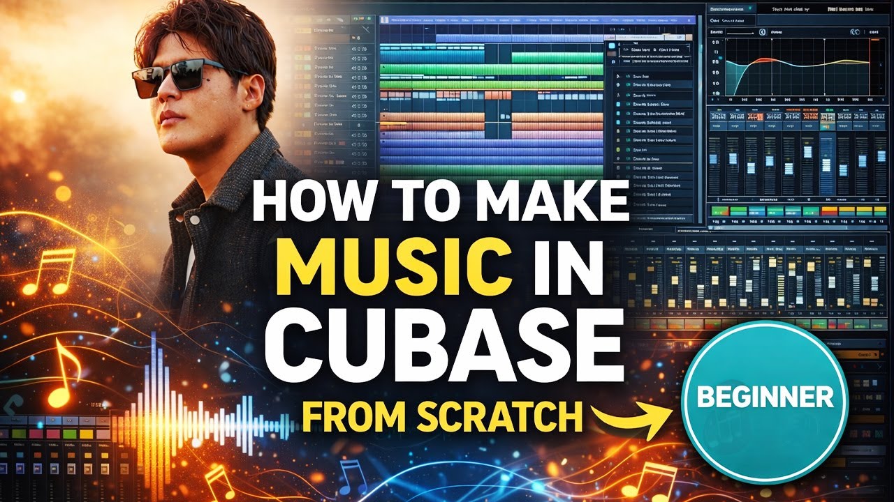 How to Make Music in Cubase from Scratch | Full Beginner Tutorial (Start to Finish)