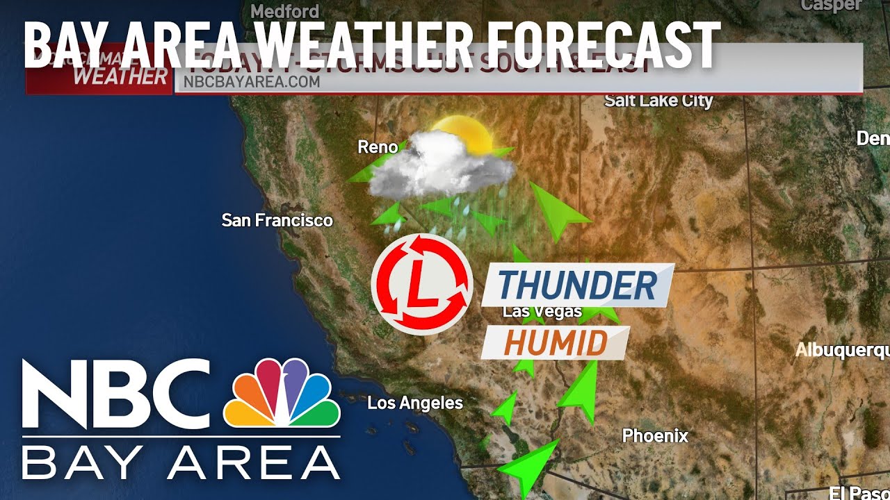 Bay Area Forecast: Watching Thunderstorm Chance