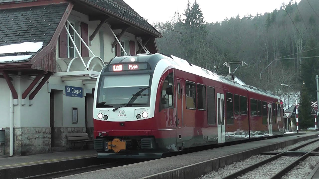 Nyon-Saint-Cergue-Morez (NStCM) - Rame Stadler
