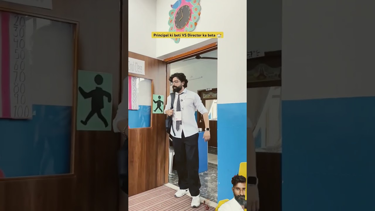 Principal ki beti vs Director ka beta 🏫 #schoollife #short #sejalgabashorts #trigun #funny #shorts