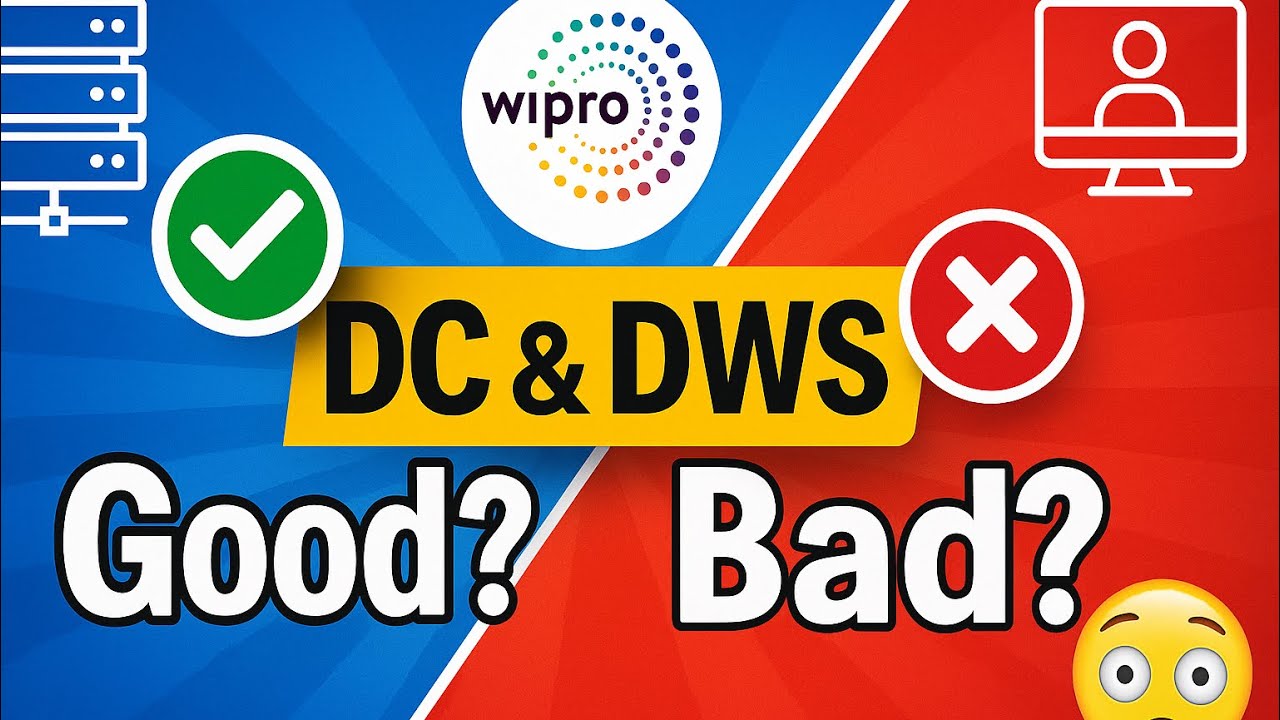 Wipro DC & DWS Domain Reality 2025 | Good or Bad? Full Truth for Freshers | Salary, Growth & Reality