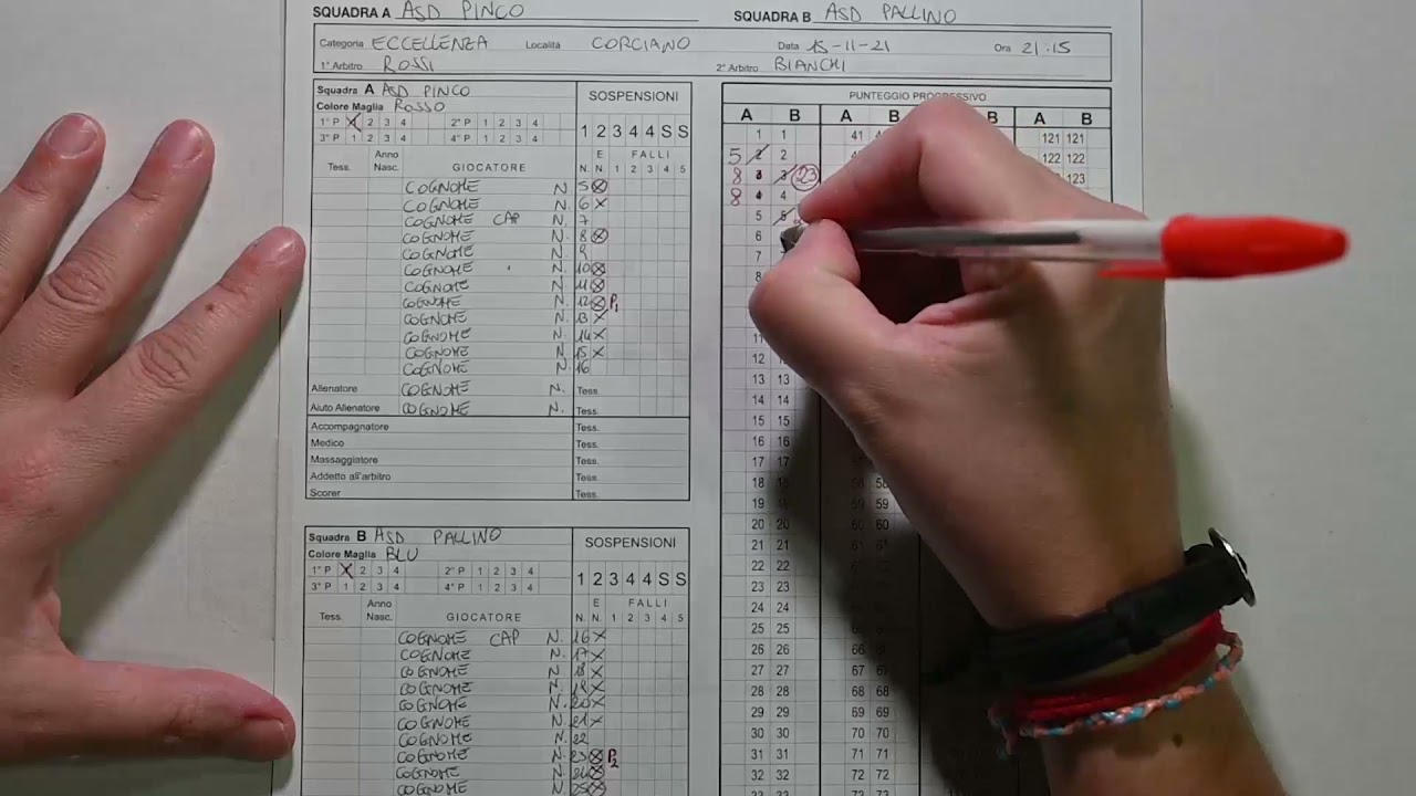 Tutorial Referto di Gara Pallacanestro CSI