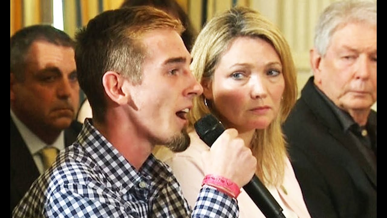 School Shooting Survivor Begs Trump For Gun Control