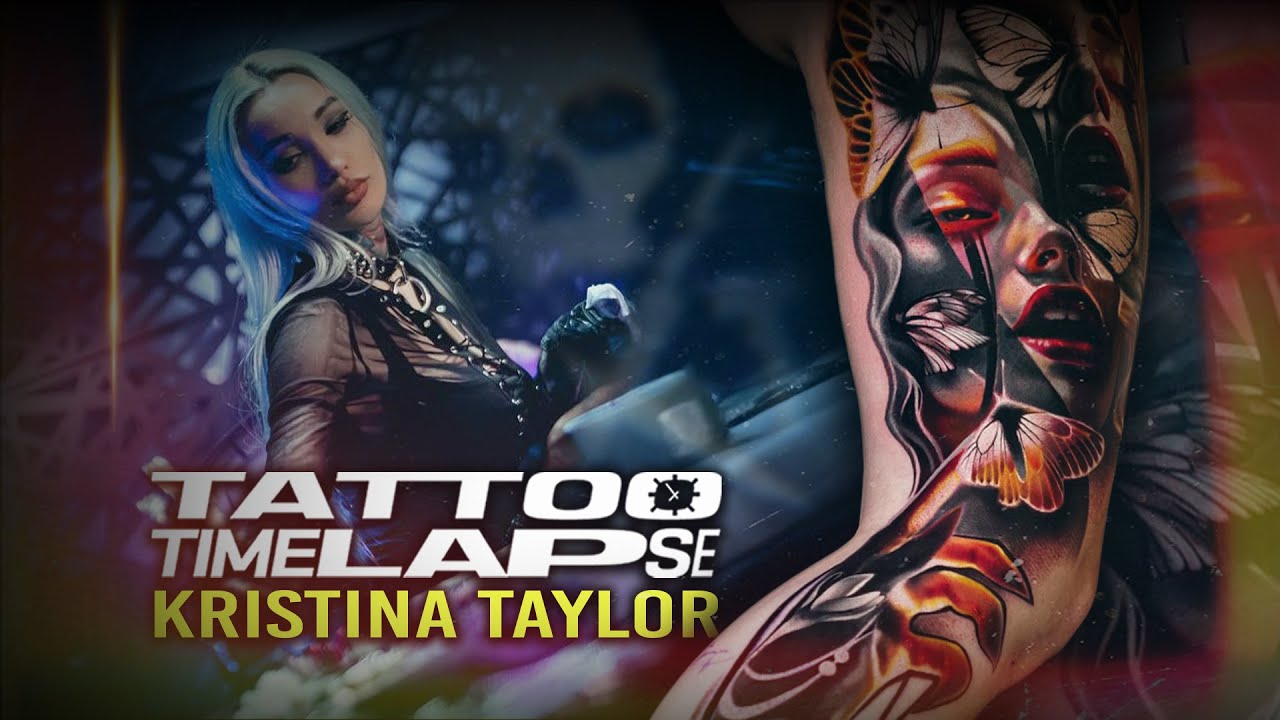 Кристина Тейлор [3 дня татуировки на Golden State Tattoo Expo 2025] — Татуировка в режиме покадро...