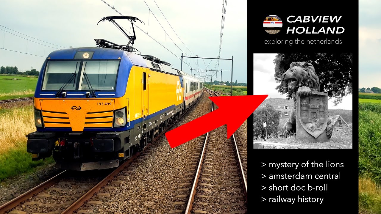 🇳🇱 Railway Mystery! What happened to the Lions of Amsterdam Central? Amsterdam - Vathorst 14/7/2025